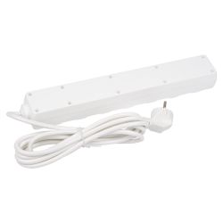 S-GCD6-3B Удлинитель Uniel серии Стандарт. с-з. 6 гн.. шнур 3 м. выкл.