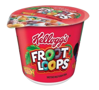 Сухой завтрак Kellogg’s Froot Loops в чашке