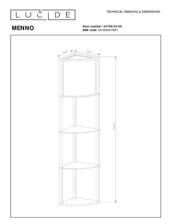 Торшер Lucide Menno 44798/81/30