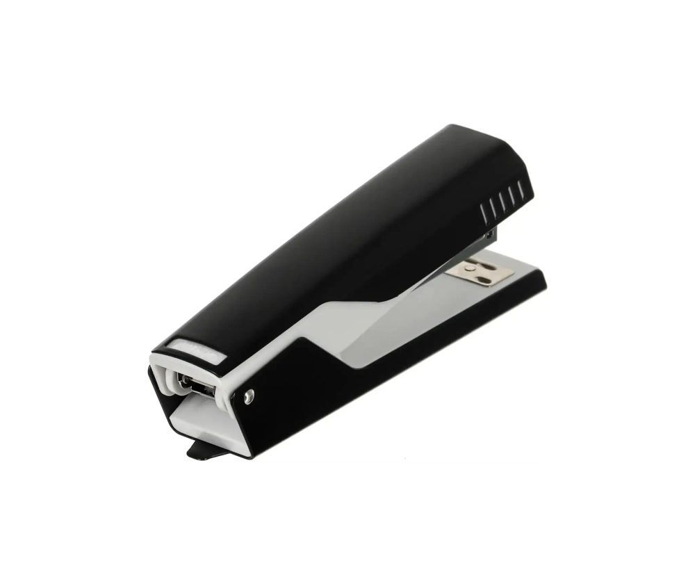 Степлер №24/6 20л. KW-TRIO Full strip Bravo черный/белый 210скоб, 057X4-BLK