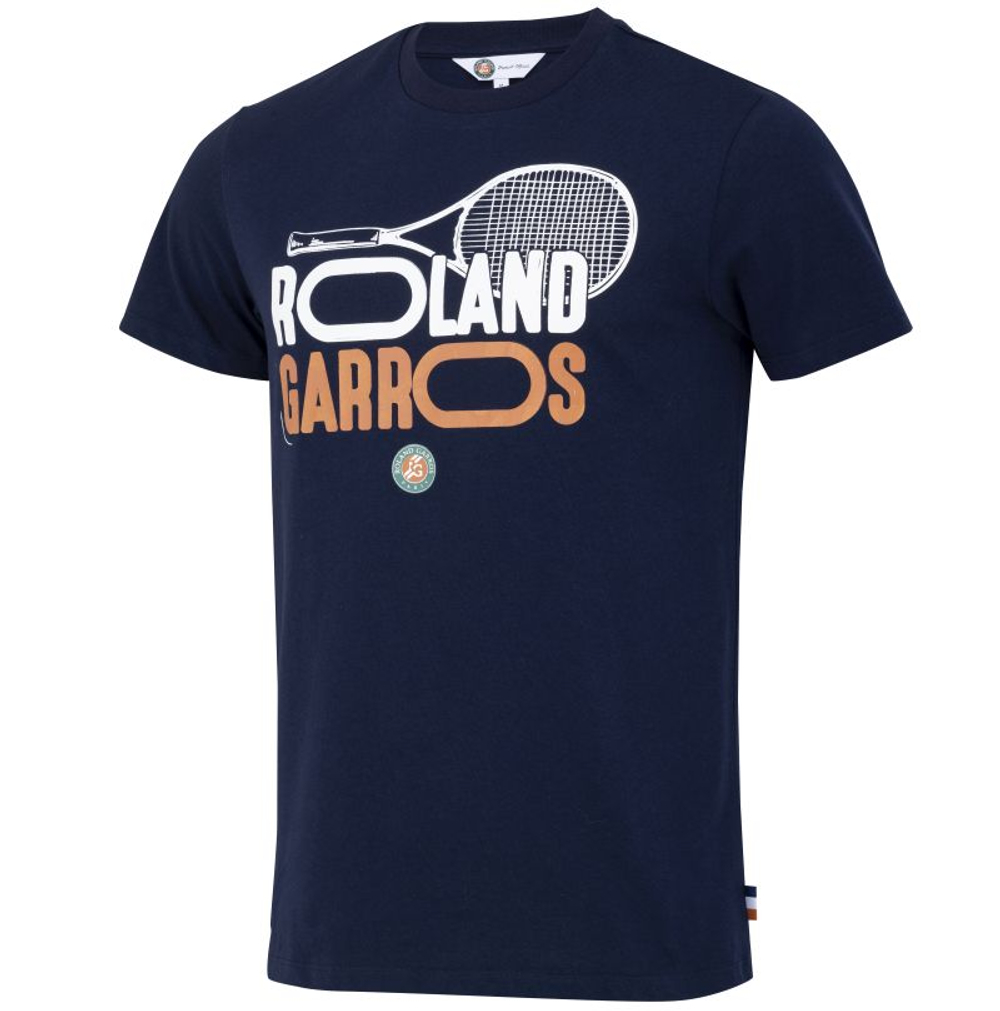 Мужская теннисная футболка Roland Garros 2026 Graphic - marine