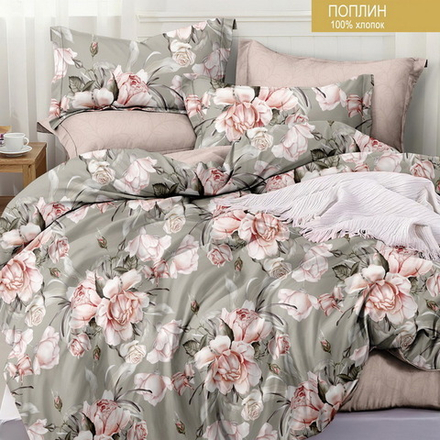 Комплект постельного белья "П37. VP23-0305", поплин, 100% хлопок, Россия.