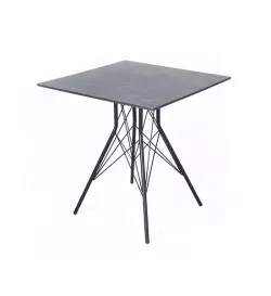 "Конте" интерьерный стол из HPL 70x70см, цвет "серый гранит"