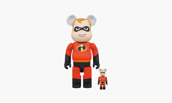 Bearbrick Disney Pixar Mr. Incredible "100% & 400%" Set