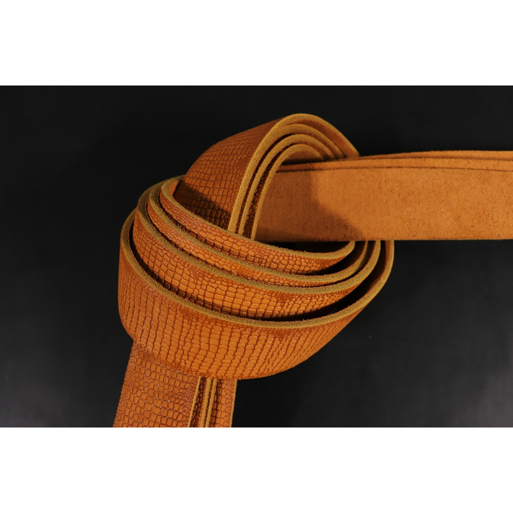 Ременная заготовка Рыжая + плита Геккон⠀ ⠀