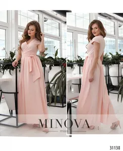 Платье 8573-1н-пудра Minova