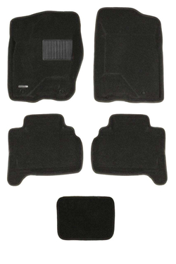 Коврики салона для INFINITI QX 56 2004-2010 Euromat 3D Business черные. Арт. EMC3D-002805
