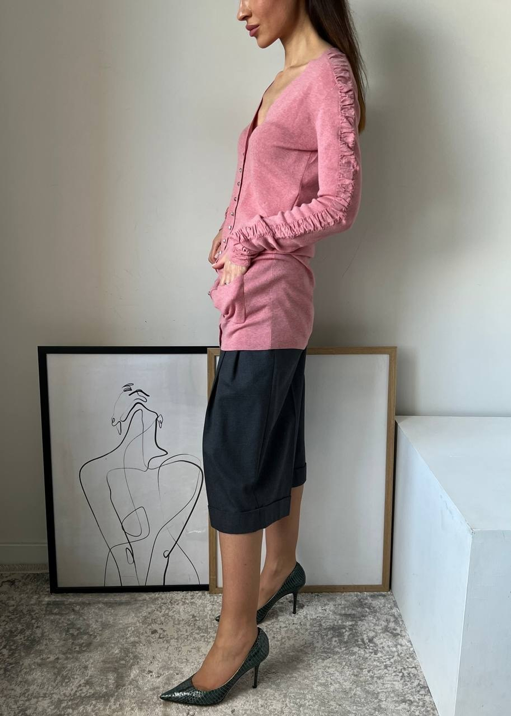 Шерстяной кардиган Balenciaga, S