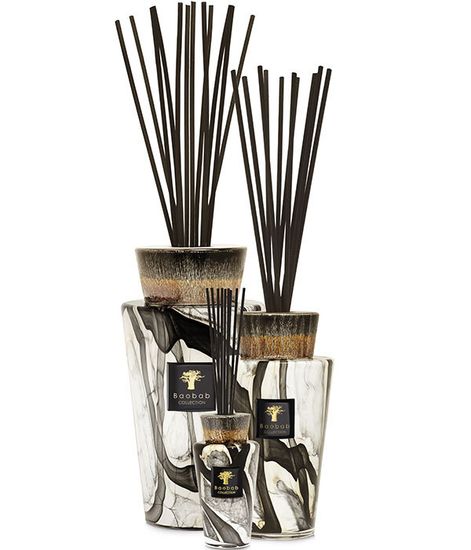 Marble, ваза аромадиффузора Stones Totem, Baobab Collection