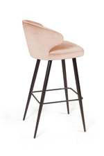 Стул барный Richard, бархат бежевый 5