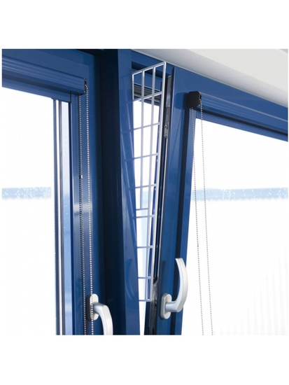 Trixie Защитные боковые решетки на откидные окна 62*16 см, белые