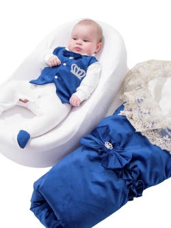 конверт с переноской на выписку для новорожденного осень