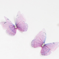 Бабочка шифоновые 3см/10шт