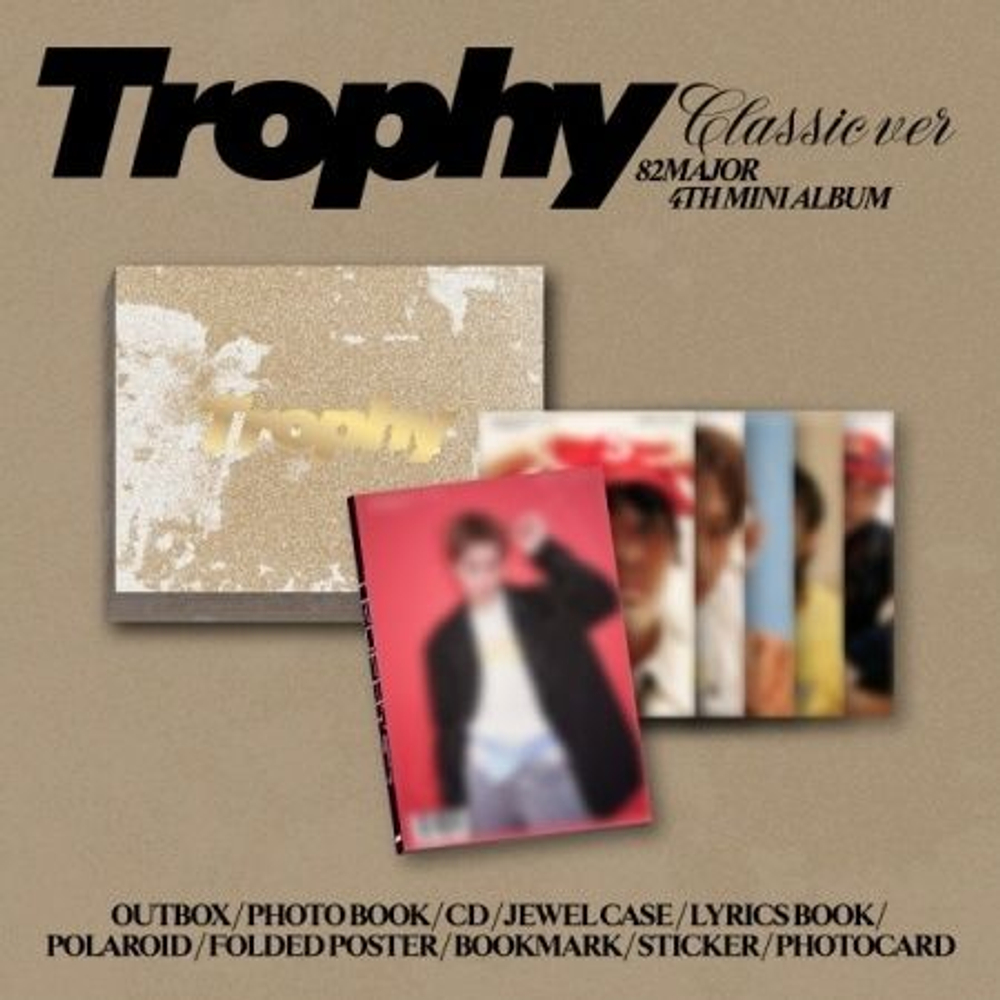 Альбом 82MAJOR - TROPHY 4th Mini Album CLASSIC Version