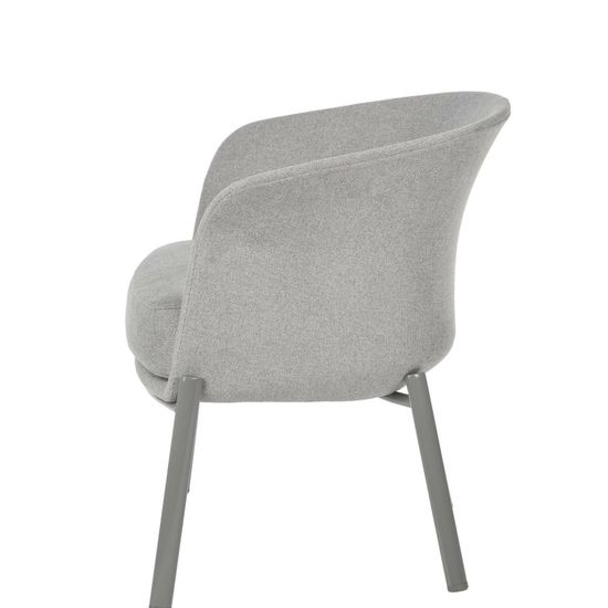 Кресло Wally Metal серое 