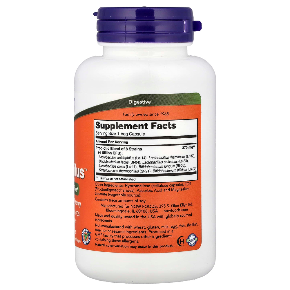 NOW Foods, Gr8-Dophilus™, 120 растительных капсул