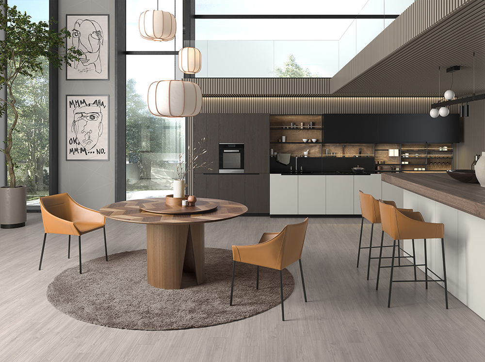 Барный стул 4145/CS931A коричневый из экокожи