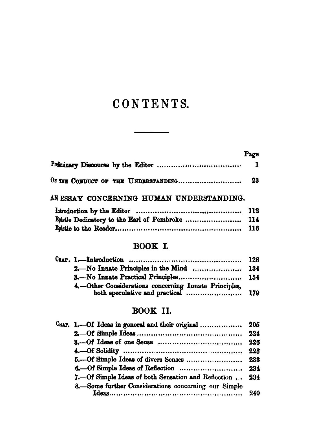 The works of John Locke: philosophical works, with a preliminary essay and notes. Volume 1 | John Locke
