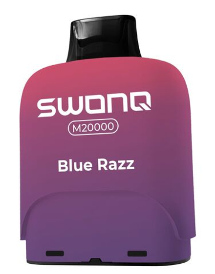 Картридж Swonq M20000 Blue Razz - Черника-малина (в пачке 1шт) 20мл 18мг (1,8%)