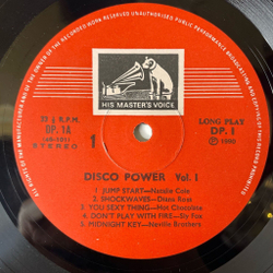 Винтажная виниловая пластинка LP Disco Power Vol. 1 (Индия 1990)