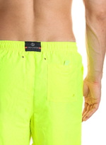 Мужские плавки-шорты с поясом на резинке (Размер: L) (Цвет: салатовый)