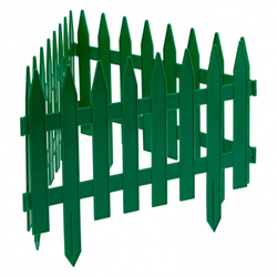 Заборчик  "Рейка", 28 х 300 см, зеленый,