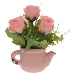 GAEM Цветочная композиция "Розы", L14 W14 H17 см, 4в.