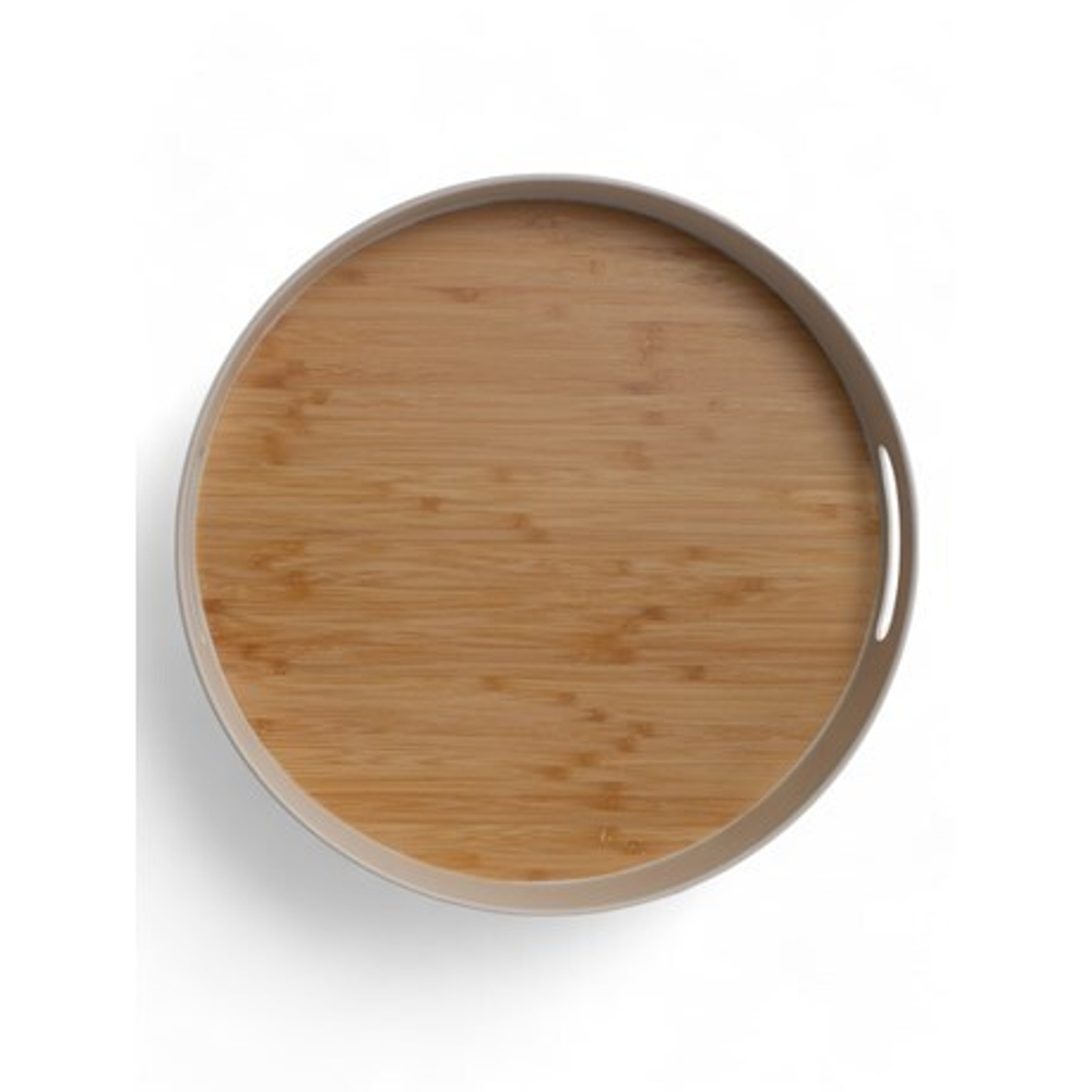 Поднос круглый Domenik Real Bamboo 30см бамбук