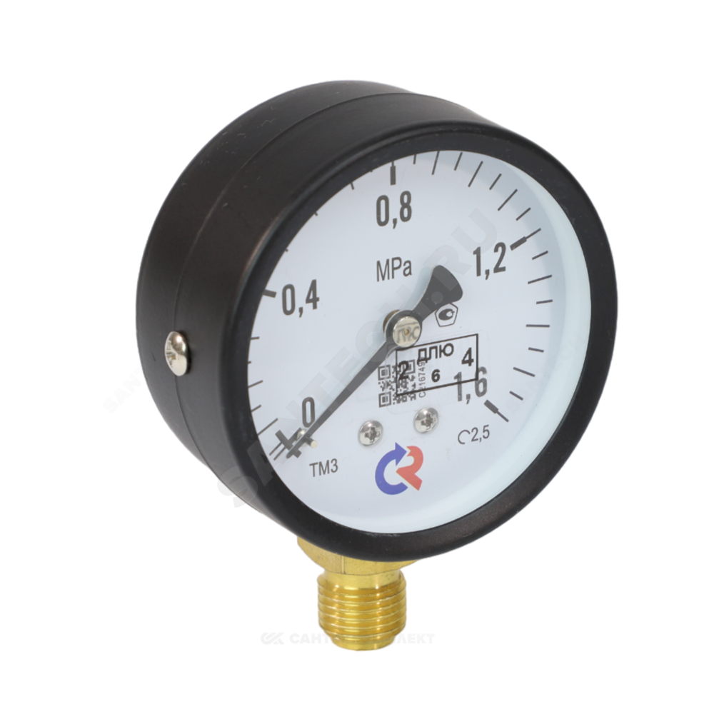 Манометр ТМ-310Р.00 радиальный Дк63мм 0-1,6 МПа кл.1,5 G1/4" Росма 00000010237