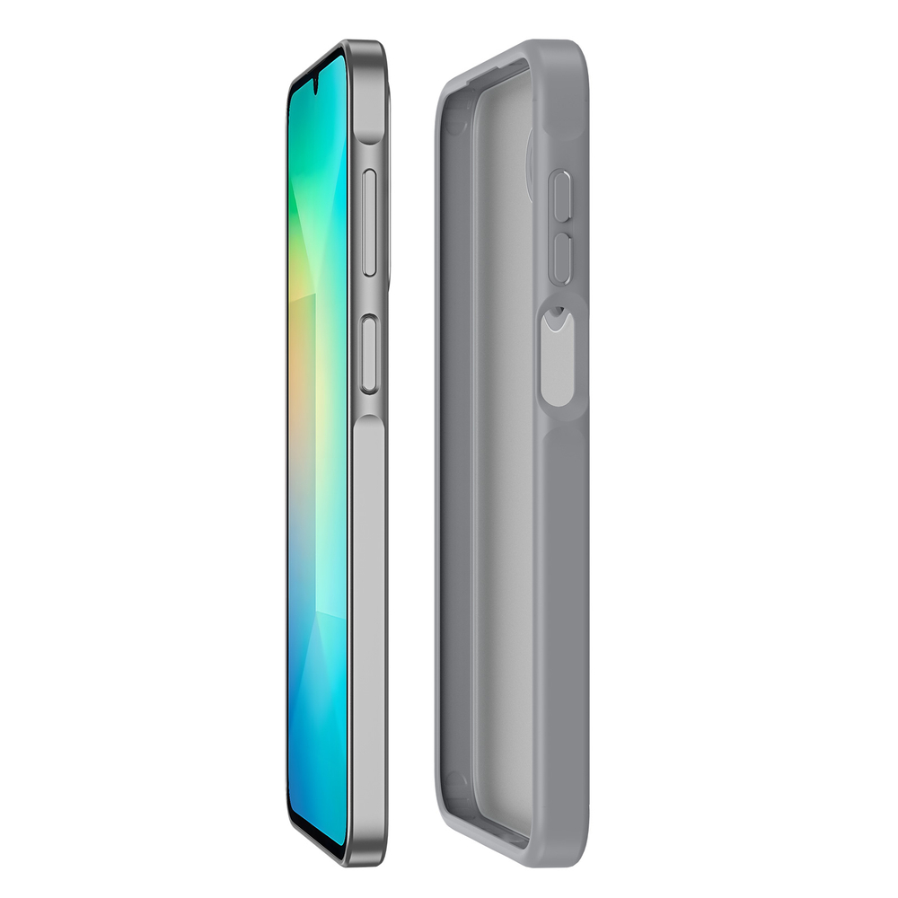 Прозрачный матовый чехол серого цвета для Samsung Galaxy A26 5G, серия Yind Series от Dux Ducis