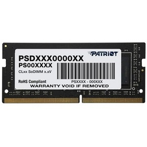 Модуль памяти NBook SO-DDR4 8Gb, 2666Mhz, Patriot (PSD48G266682S)