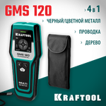 KRAFTOOL GMS-120, ЖК дисплей, универсальный детектор проводки (45298)