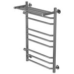 Полотенцесушитель MIXLINE MIRA  80х50х50 г2 (1'' НР, 8 перекладин + ПОЛКА, левое подкл) водяной