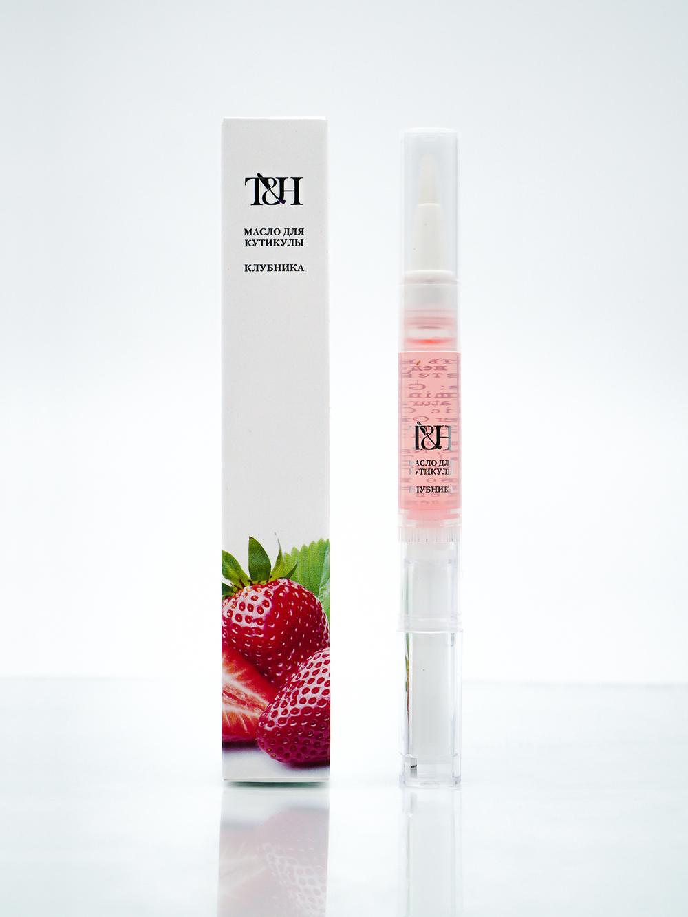 Масло T&H для кутикулы в карандаше клубника