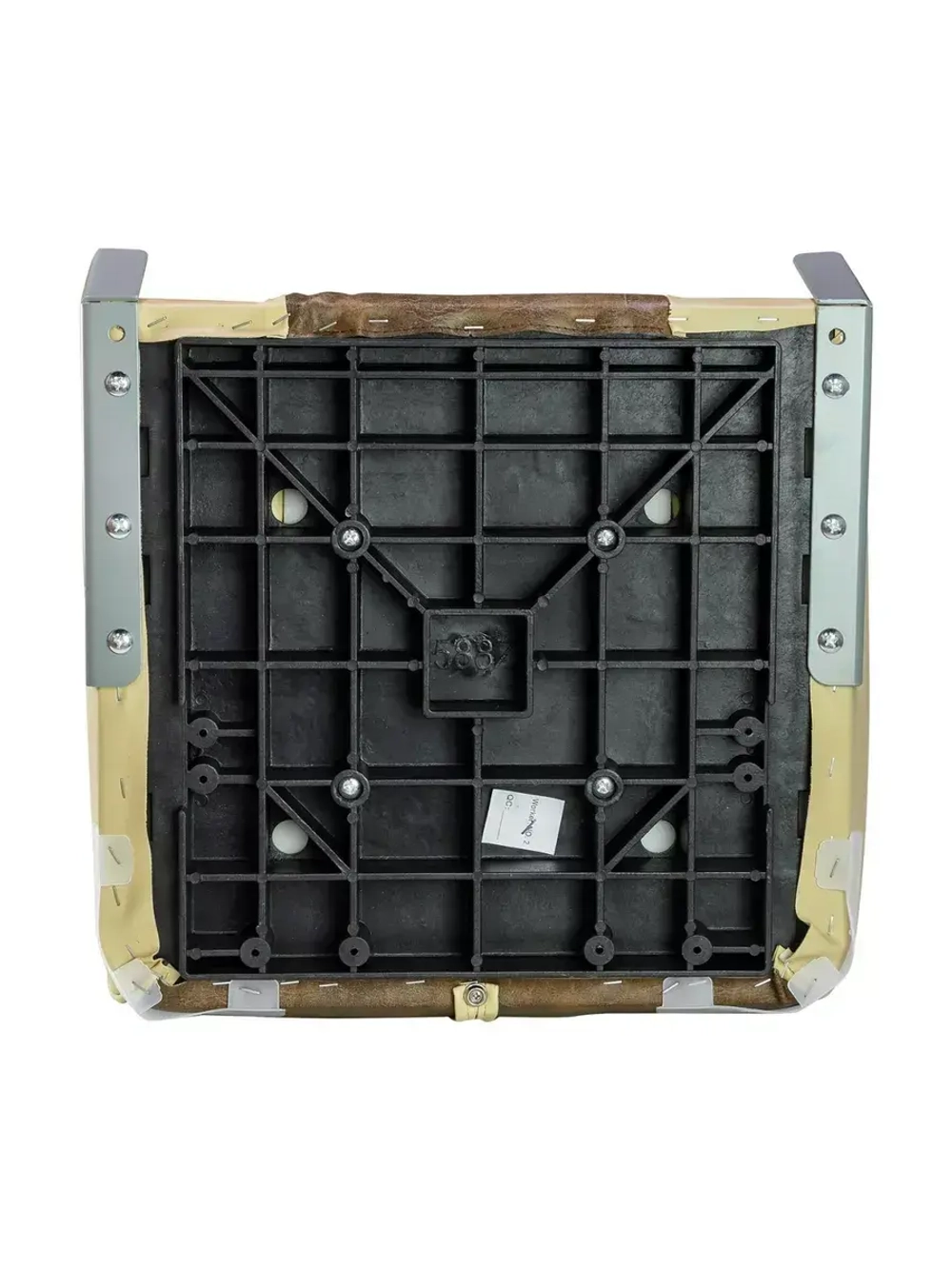 Кресло MR мягкое складн., винил (песочный/корич) 75121SB-MR