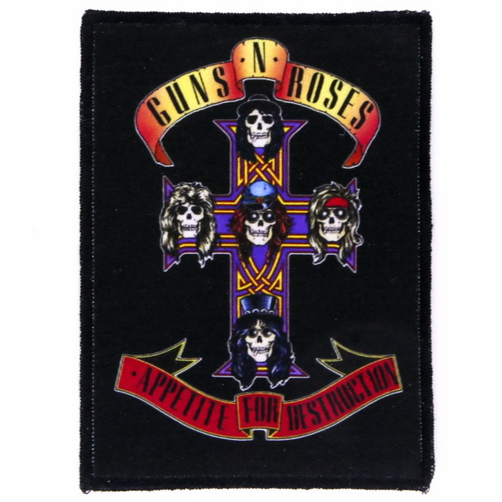 Нашивка Guns'n'Roses Appetite For Disrtuction (180)