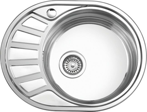 Кухонная врезная мойка 45х57 (0,6) с сифоном