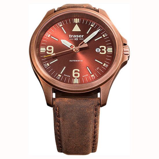 Швейцарские тактические часы Traser P67 OFFICER PRO AUTOMATIC BRONZE BROWN 108073