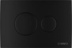 Кнопка смыва для унитаза DIWO 7313 пластик, цвет матовый черный