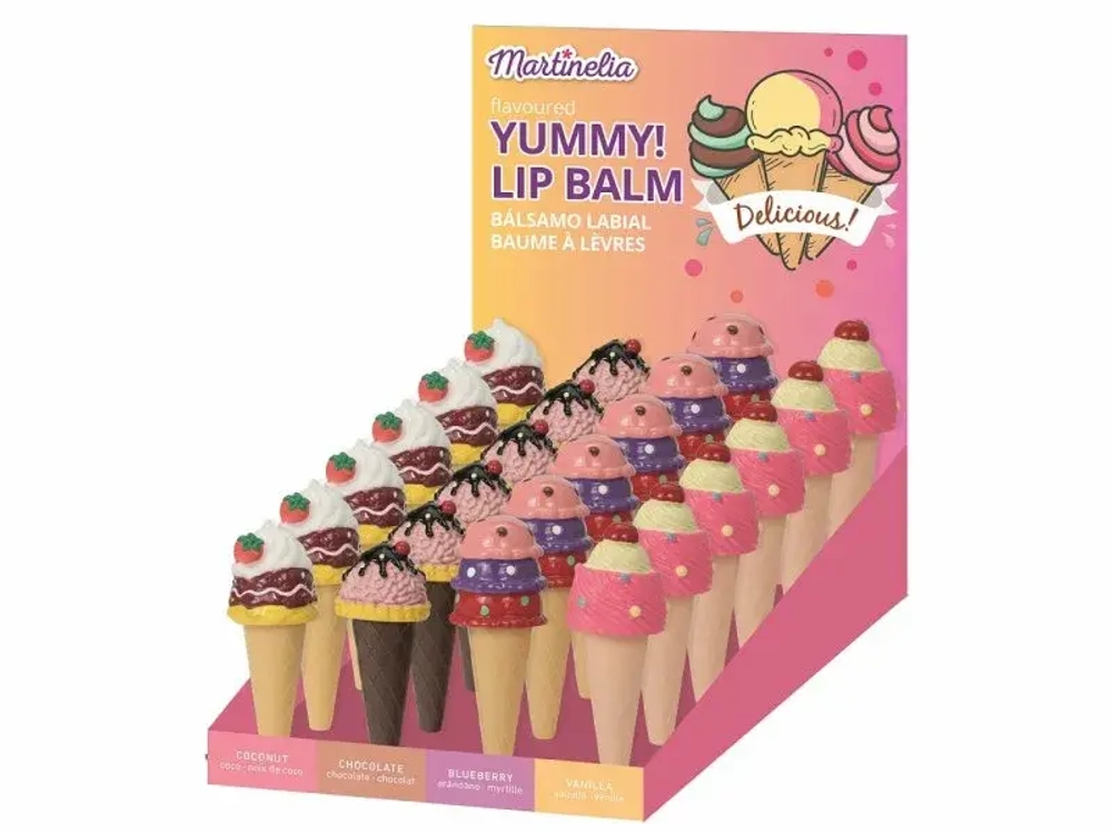 Бальзам для губ "Рожок", черника Martinelia Ice Cream Cone