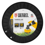 Леска для триммера двухкомпонентная квадрат, 4,0мм х 62м, на DIN катушке EXTRA CORD Denzel