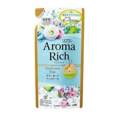 Кондиционер для белья Lion Япония Soflan Aroma Rich Sarah, цветочно-фруктовый, 400 мл