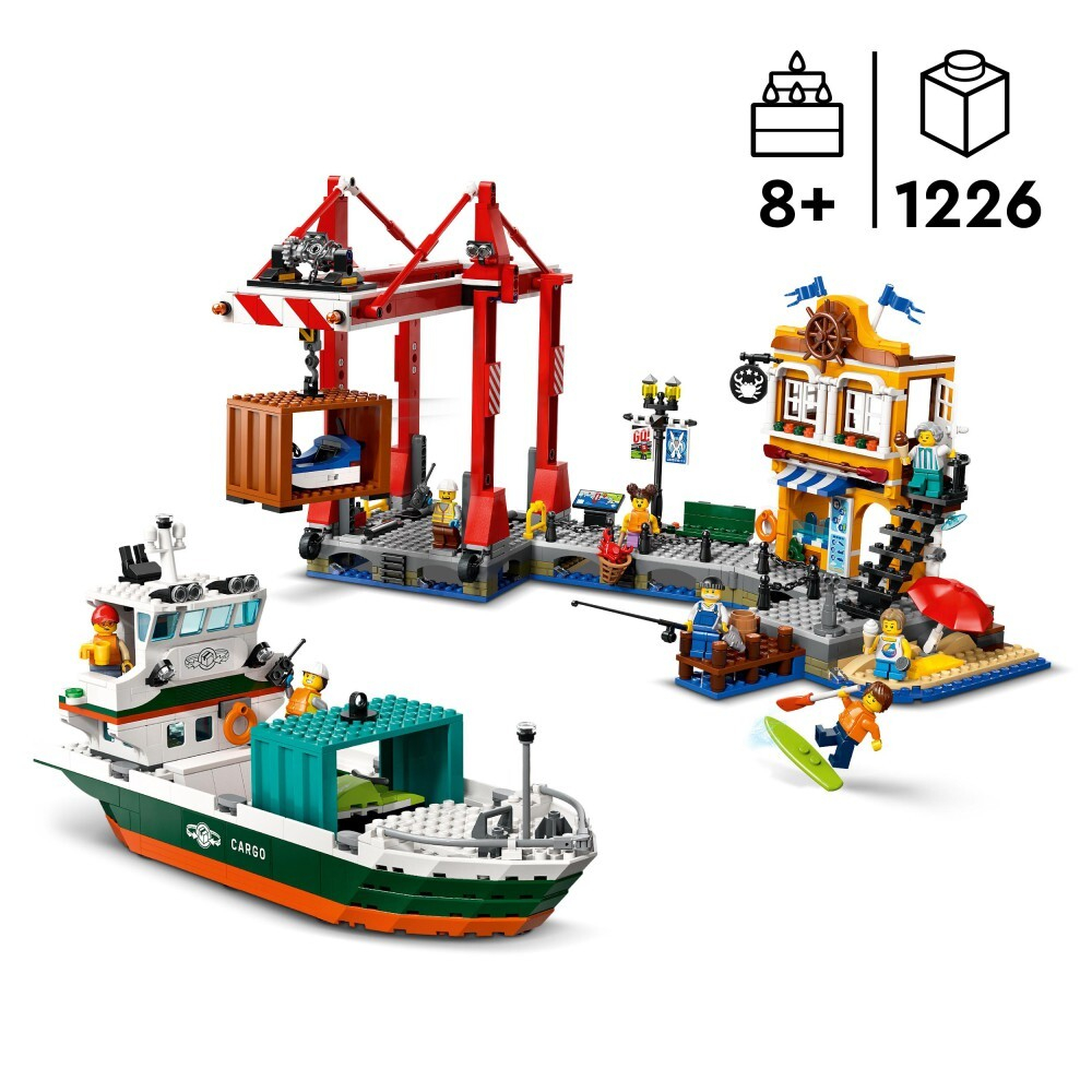 LEGO City - Морской порт с грузовым кораблем 60422 / артикул   60422  / GTIN 5702017587288