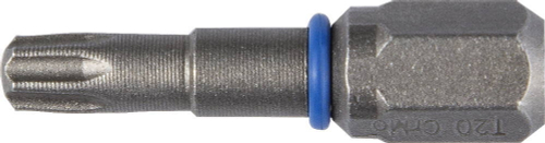 Биты ЗУБР ″ЭКСПЕРТ″ торсионные кованые, обточенные, хромомолибденовая сталь, тип хвостовика C 1/4″, T10, 25мм, 2шт