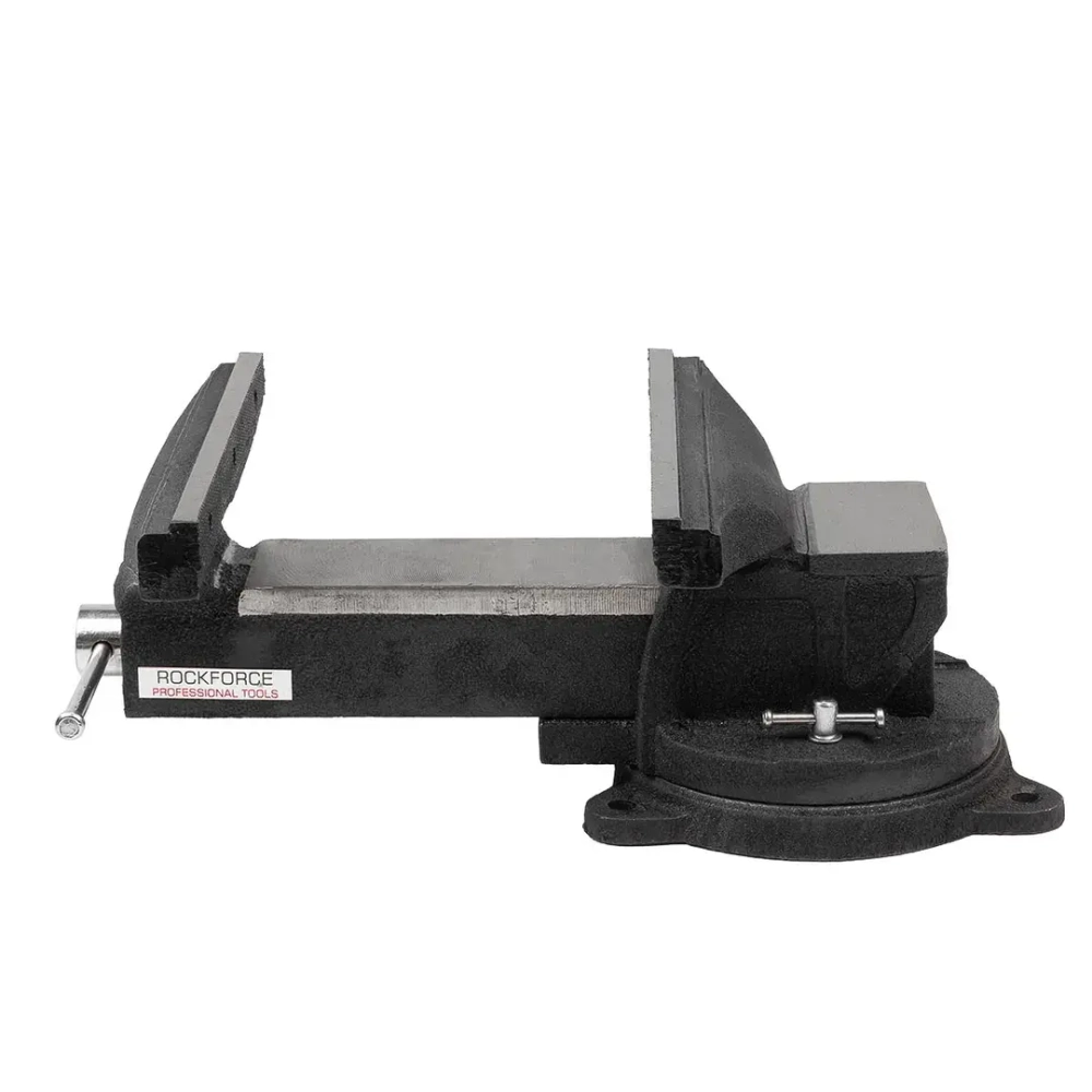 Тиски стальные поворотные с наковальней 10''(250мм) RockFORCE RF-6540110