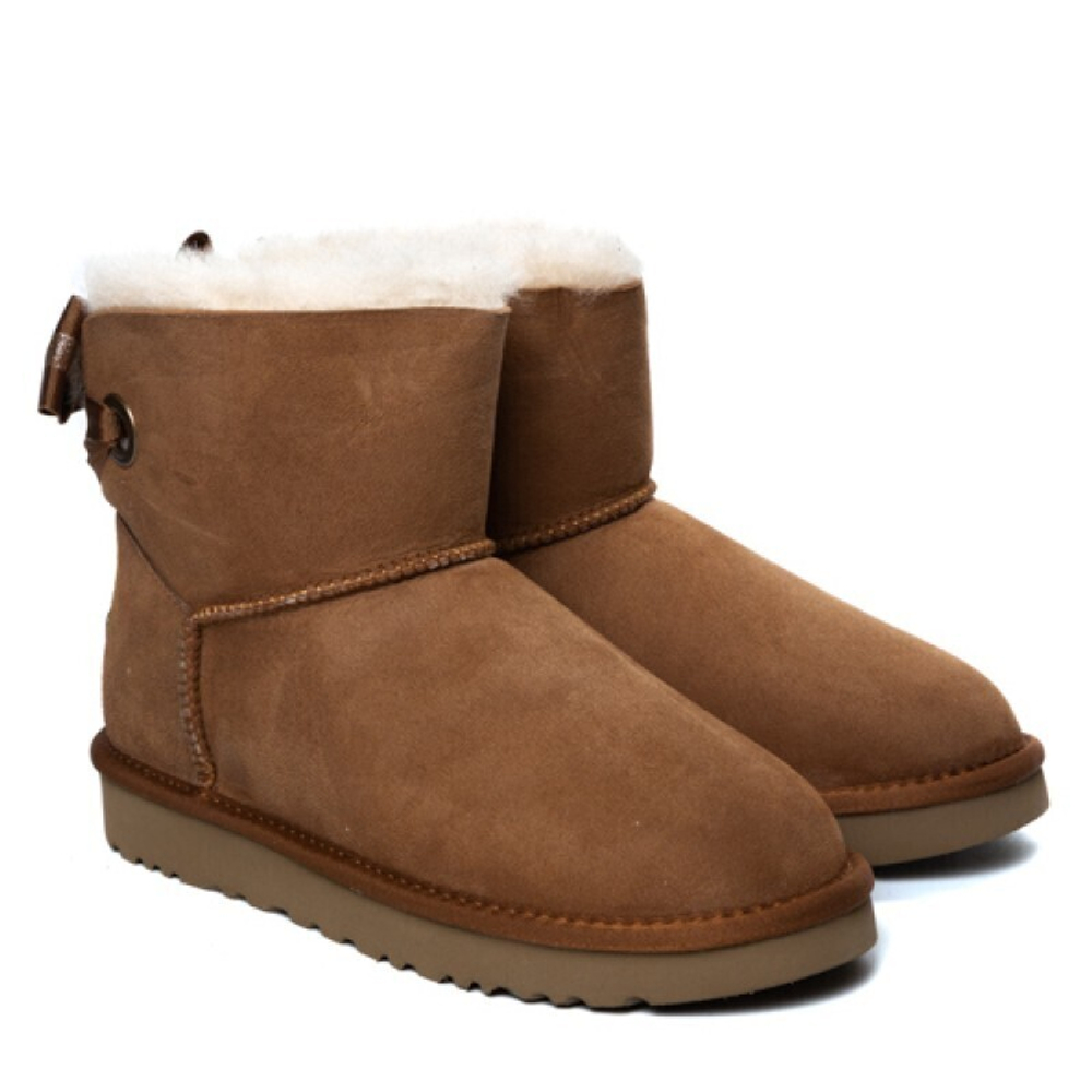 Угги Bailey Bow Mini Customizable Chestnut