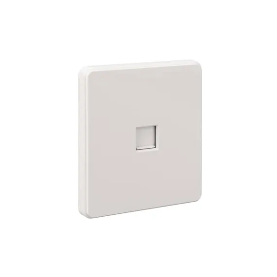 Розетка ROUND компьютерная RJ45 кат6 с/у перламутр KRANZ