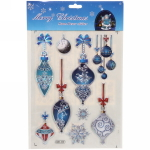 Набор наклеек «Зимние узоры» , лист 21,5х33,5 см,микс