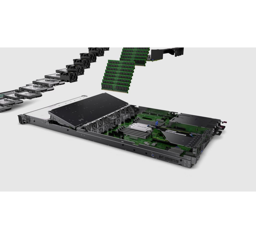 Стоечный сервер - HP Enterprise ProLiant DL325 Gen10 Plus, 1U, 8x 2.5“, 1x EPYC[7302P] 16 Cores, 32Gb, P18604-B21