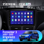 Teyes CC2 Plus 9" для Subaru Forester, Impreza 2007-2013